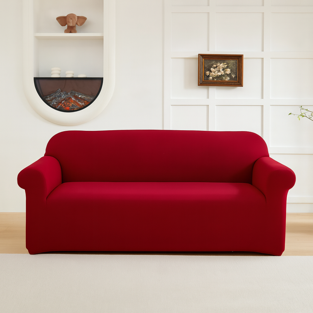 Housse canapé extensible lavable – Protection légère et durable