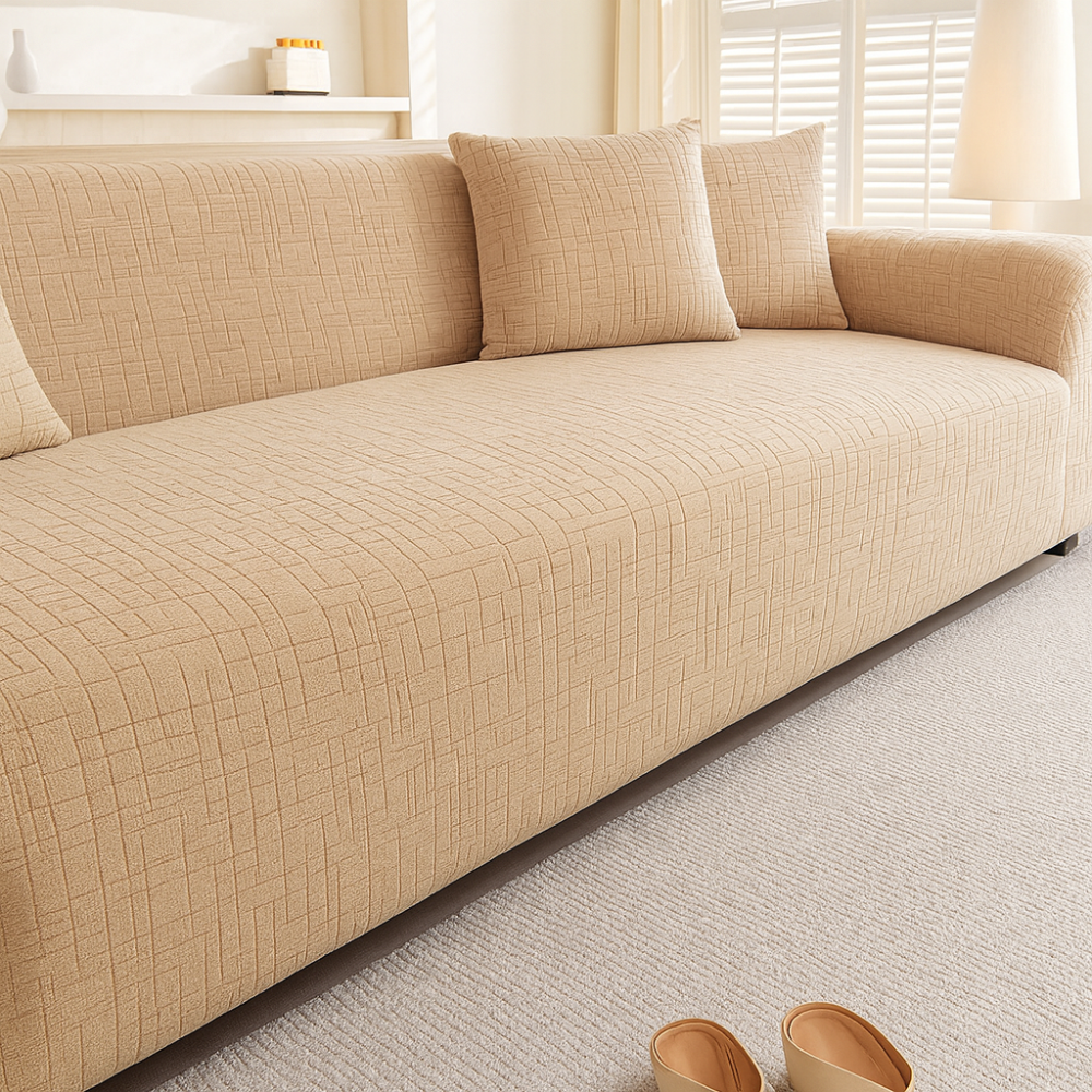 Housse canapé extensible lavable – Protection fauteuil & canapé 4 places