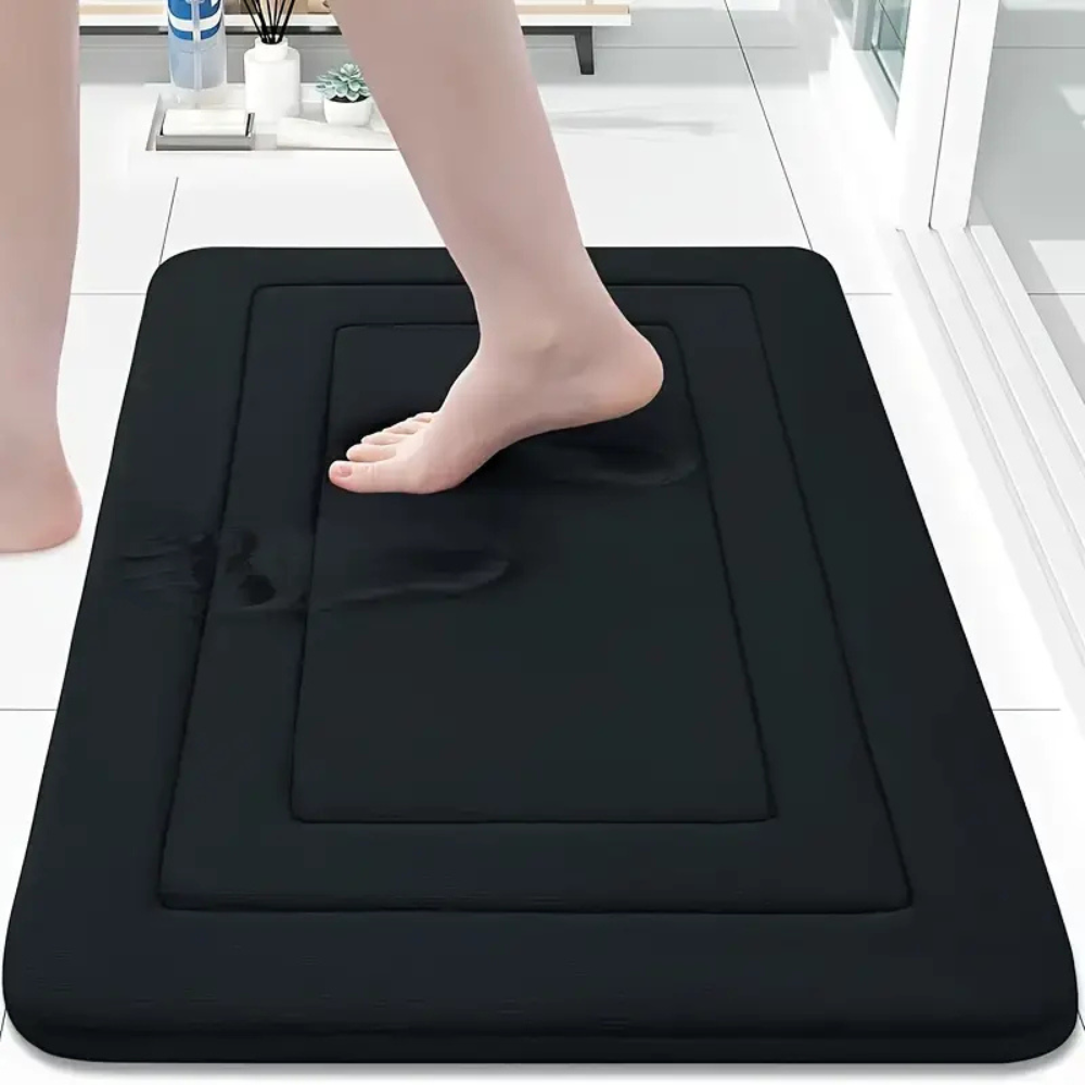 Tapis de bain antidérapant à séchage rapide