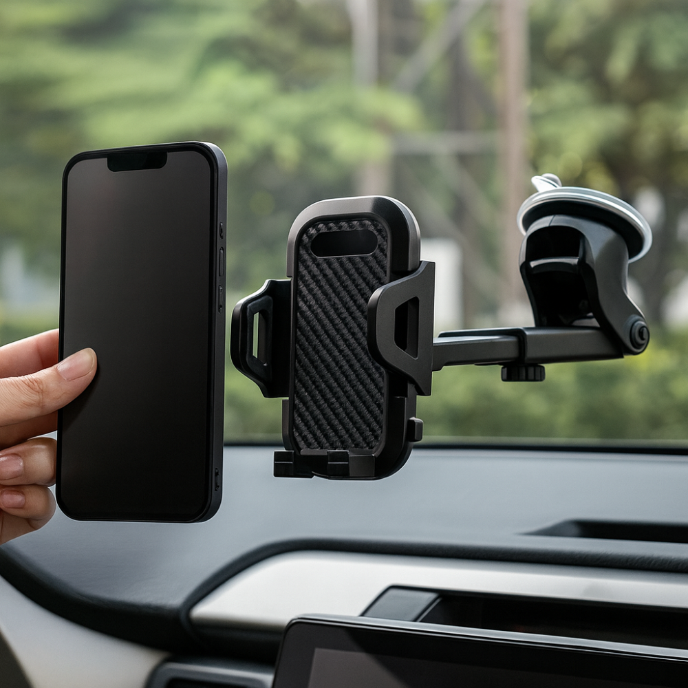 Auto360 PRO – Support téléphone voiture universel à ventouse 360° pour tableau de bord