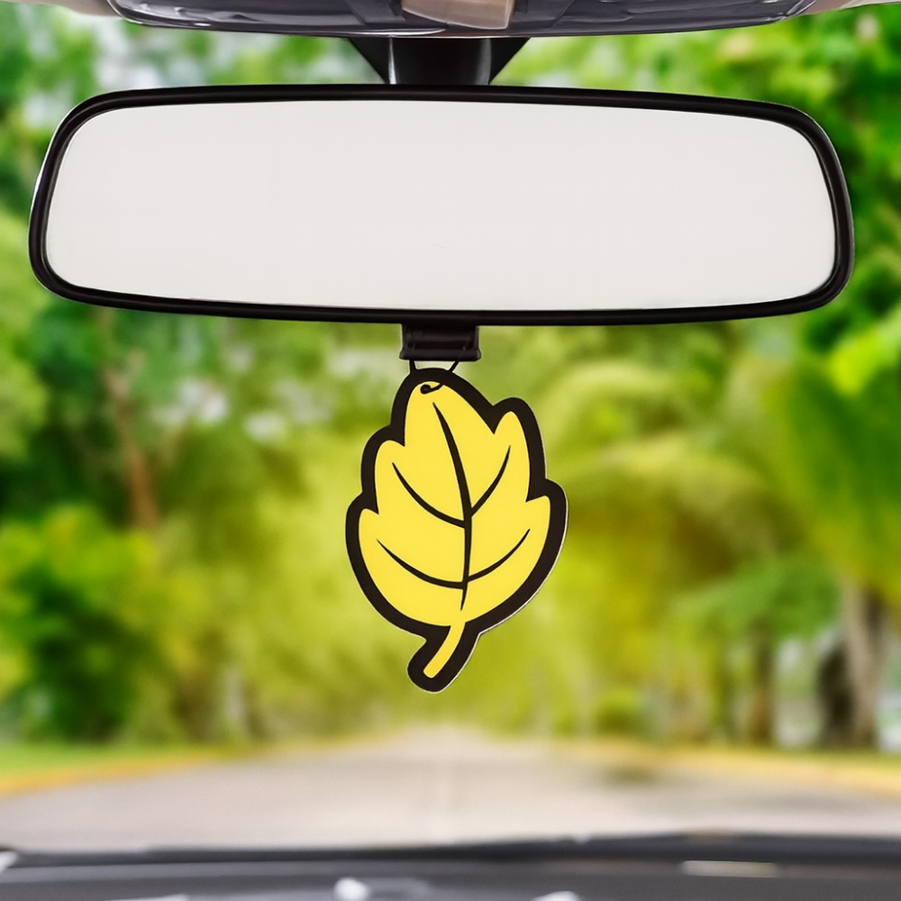 Lot de désodorisants voiture en forme de feuille
