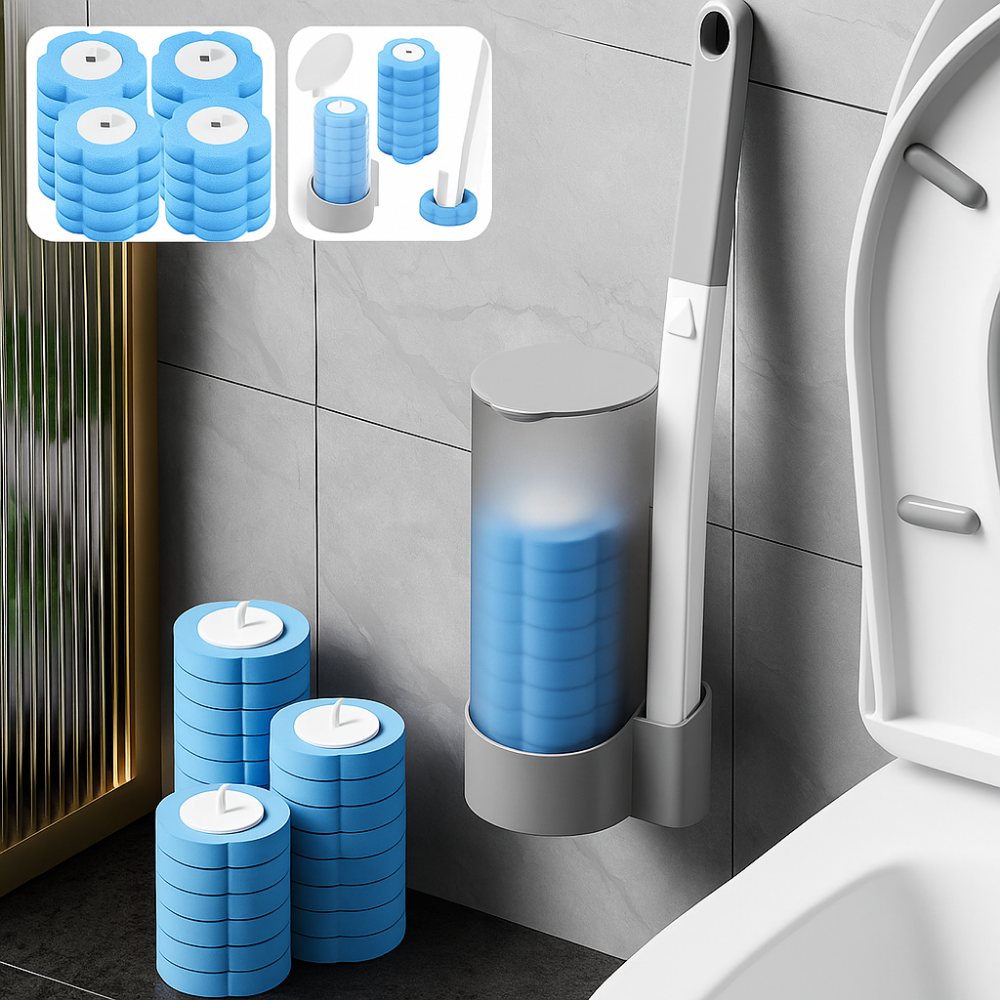 FreshClean – Brosse de nettoyage WC + 18 pastilles parfumées – Inovia ...