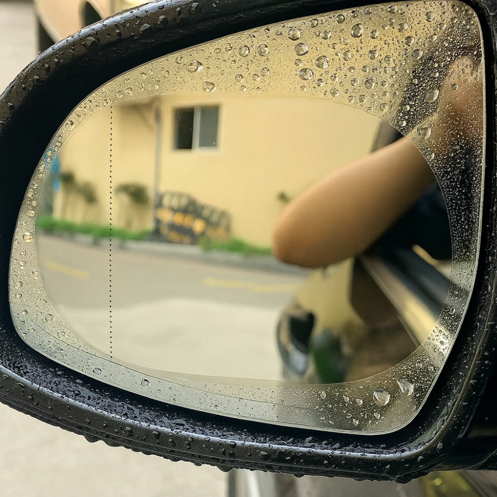 Film protecteur anti-pluie pour rétroviseurs