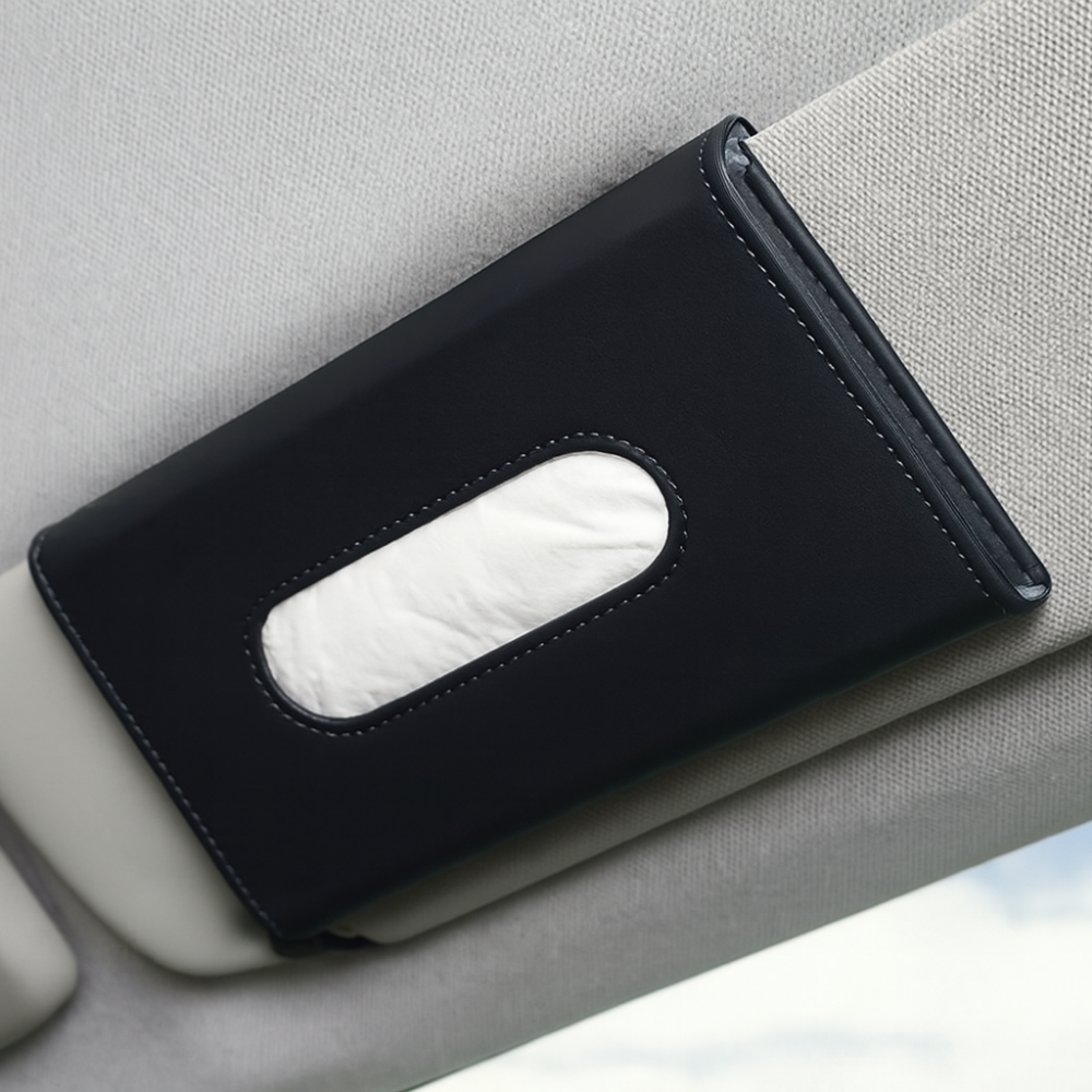 Distributeur de mouchoirs pour pare-soleil de voiture