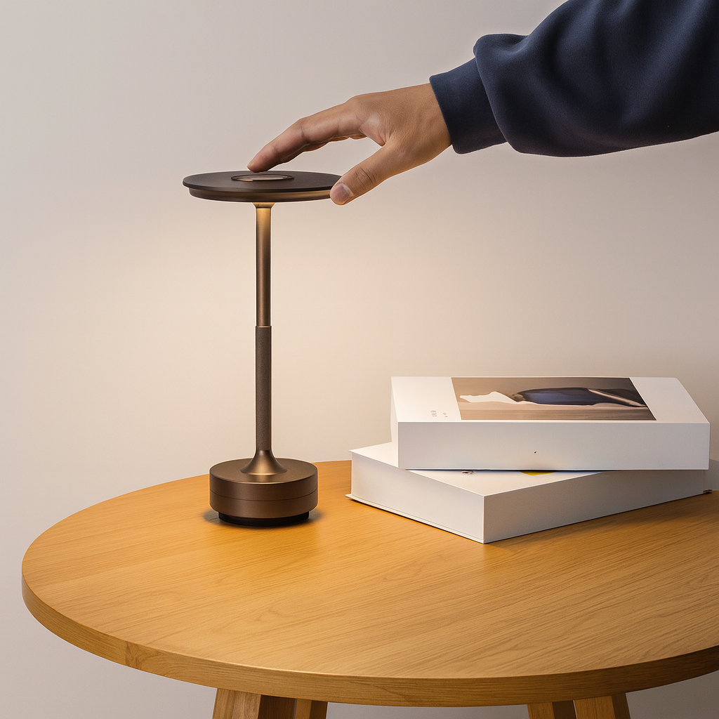 Lampe de table chinoise LED USB – Lumière d’ambiance douce et design zen pour chambre