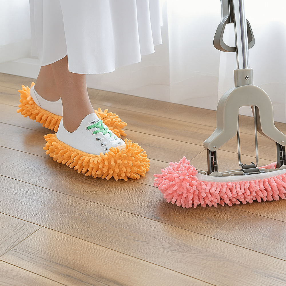 Chaussons serpillière pour un ménage sans effort