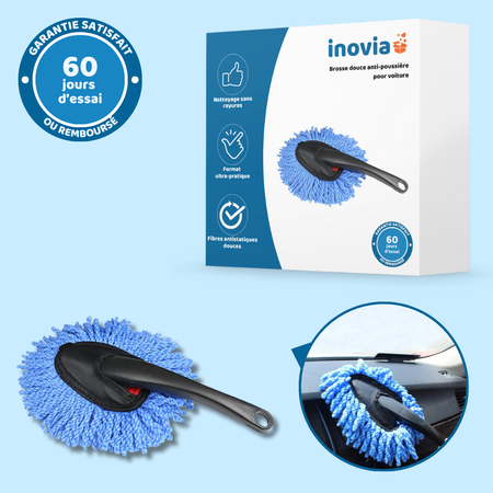Brosse douce anti-poussière pour voiture