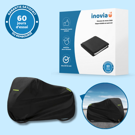 Housse de moto 210D imperméable et anti-UV