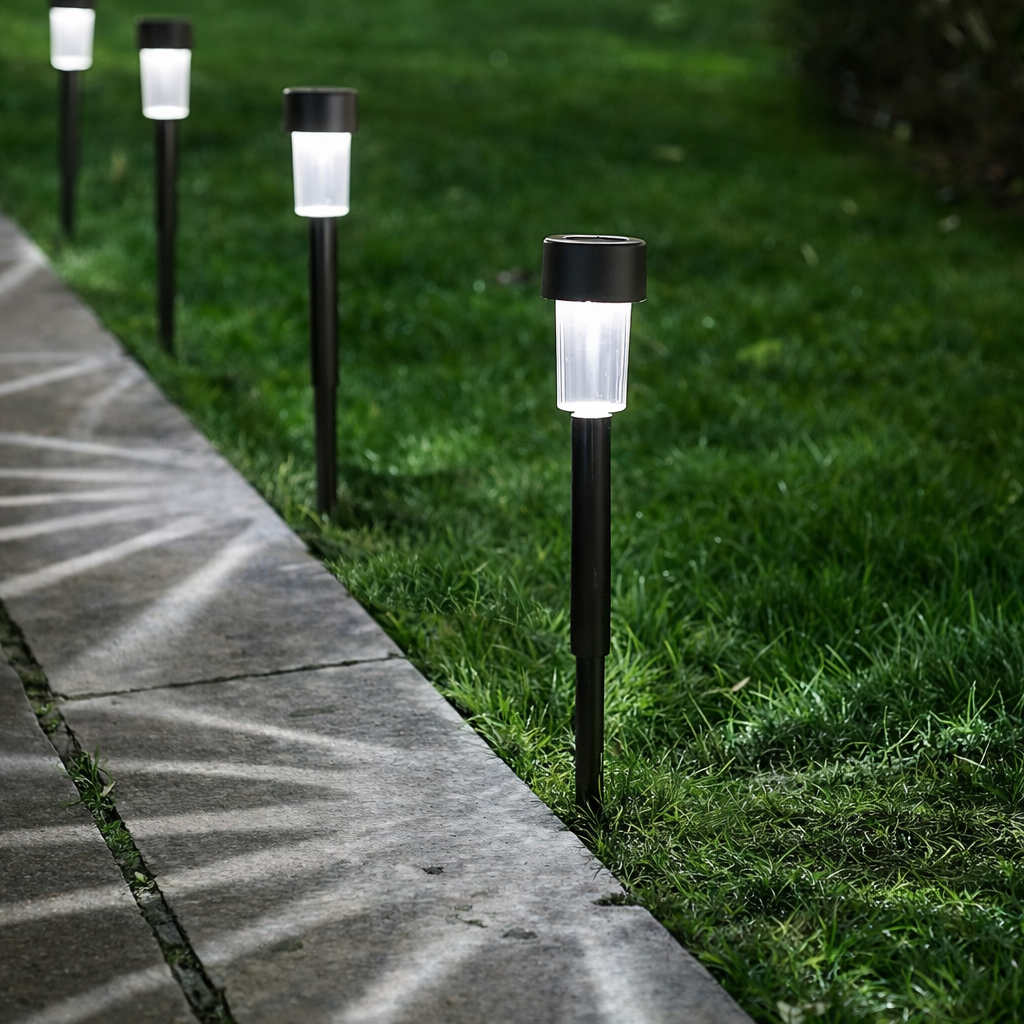 Lot de 10 lampes solaires décoratives pour jardin