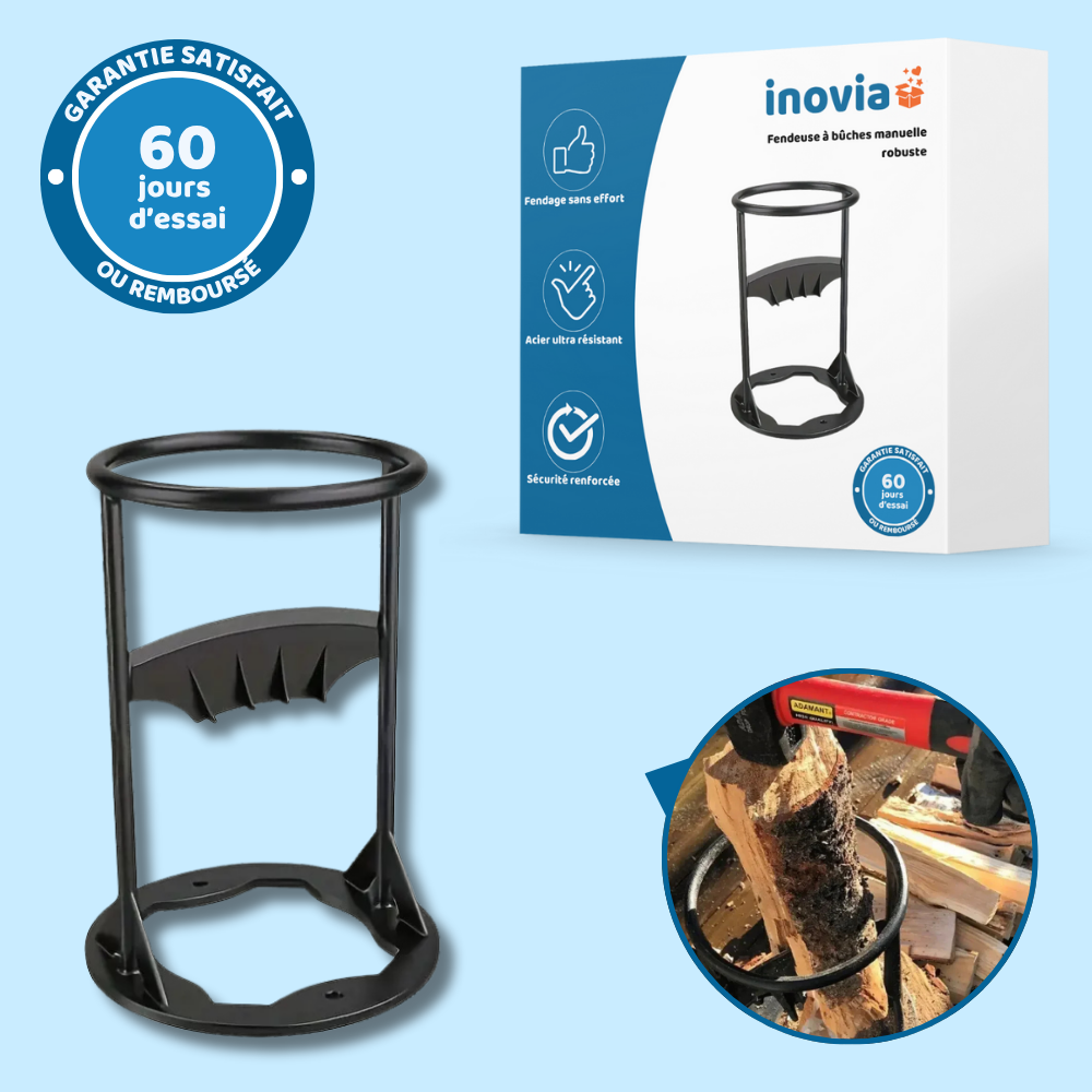 Fendeur de bûches robuste | Fend le bois sans effort