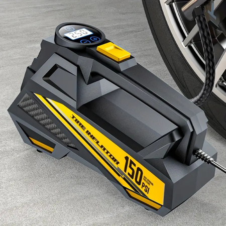 Compresseur d’air voiture portable 12V 150 PSI avec écran LED – Gonfleur pneus numérique