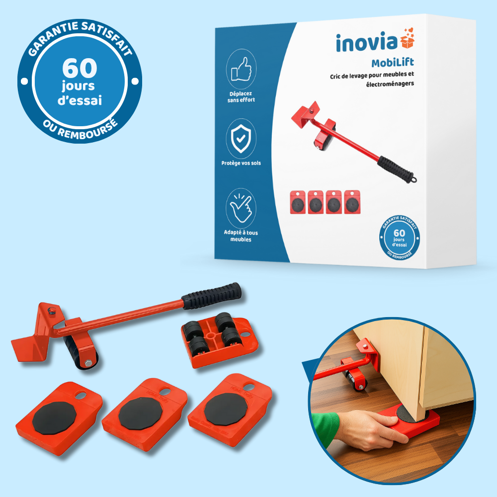 MobiLift – Kit outil de levage pour meubles et électroménager