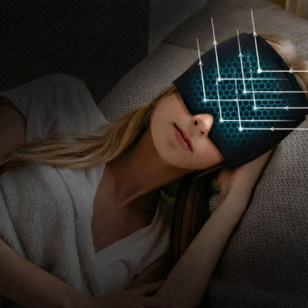 CryoCalm | Masque Migraine Froid Gel Rafraîchissant | Bonnet anti-migraine à thérapie par le froid