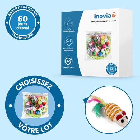 Lot de jouets interactifs pour chat