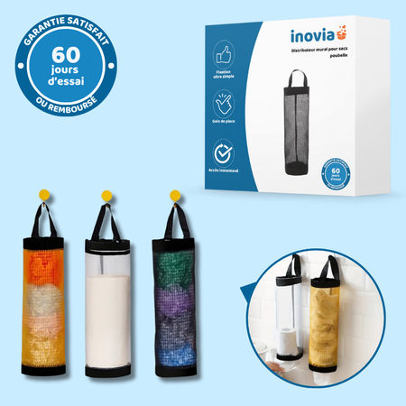 Distributeur mural pour sacs poubelle
