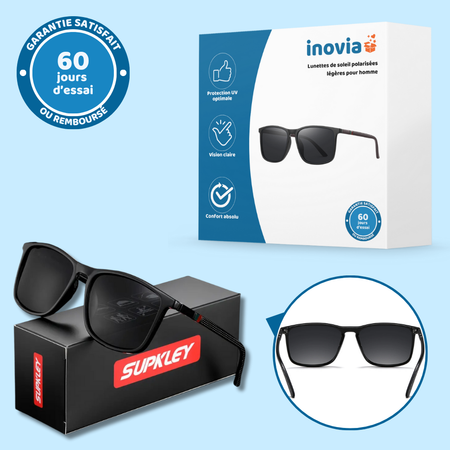 Lunettes de soleil polarisées légères pour homme
