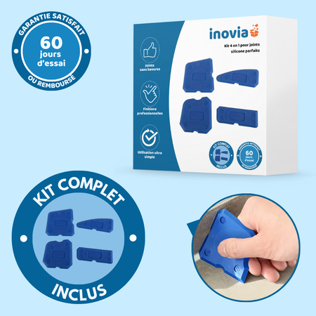 Kit 4 en 1 pour joints silicone parfaits