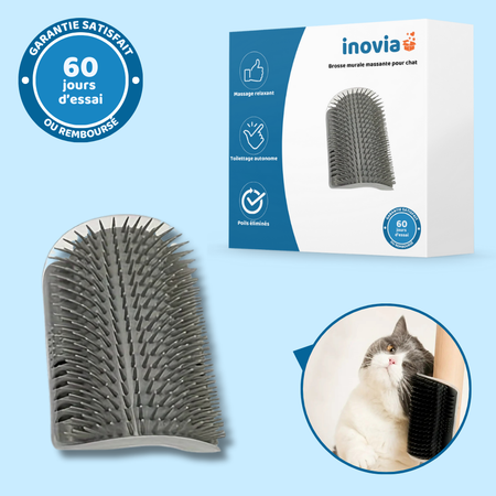 Brosse murale massante pour chat
