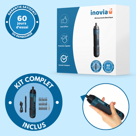 Kit tournevis électrique compact et puissant