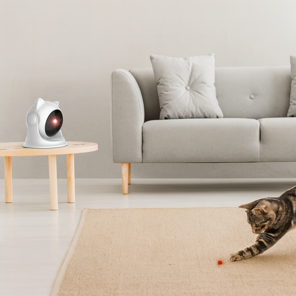 Jouet laser automatique interactif pour chats d’intérieur
