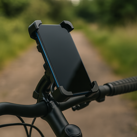Support téléphone vélo antichoc – Porte-GPS sécurisé pour guidon de vélo électrique
