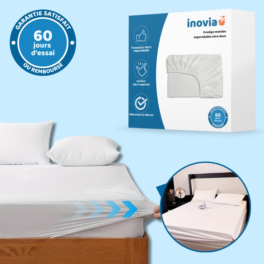 Protège-matelas imperméable ultra doux et respirant