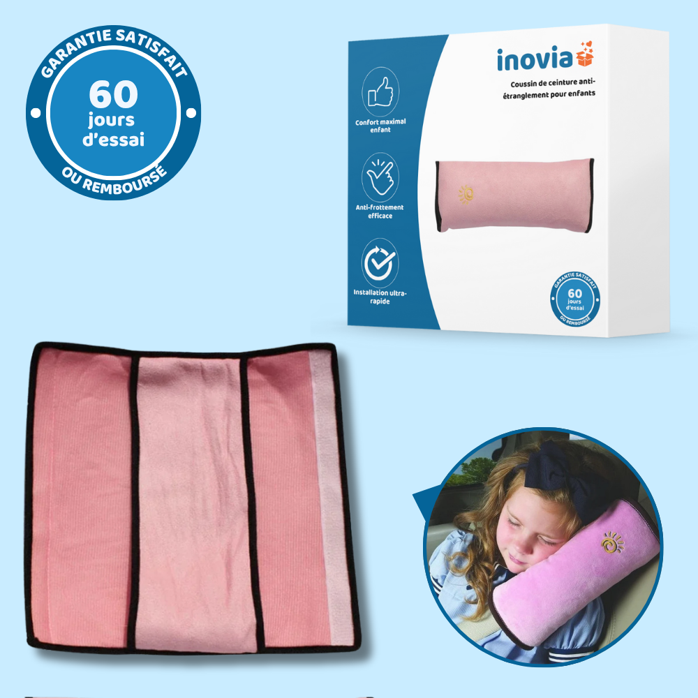 Coussin de ceinture anti-étranglement pour enfants