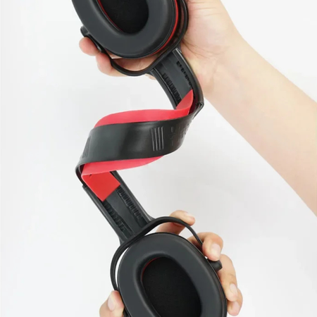 SafeEar | Casque anti-bruit de travail – Chantiers, voirie, aéroports, noir