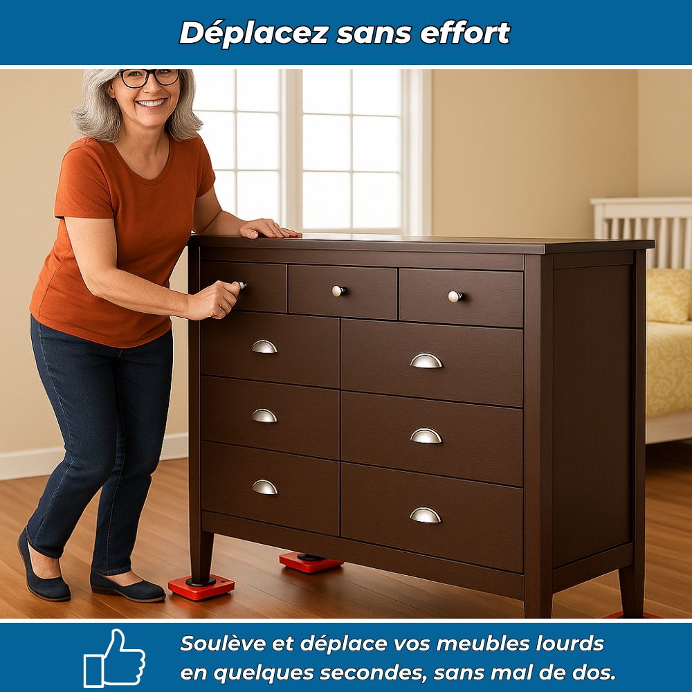 MobiLift – Kit outil de levage pour meubles et électroménager