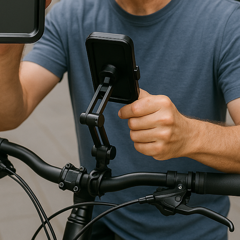 Support de téléphone vélo magnétique étanche – Fixation GPS sécurisée