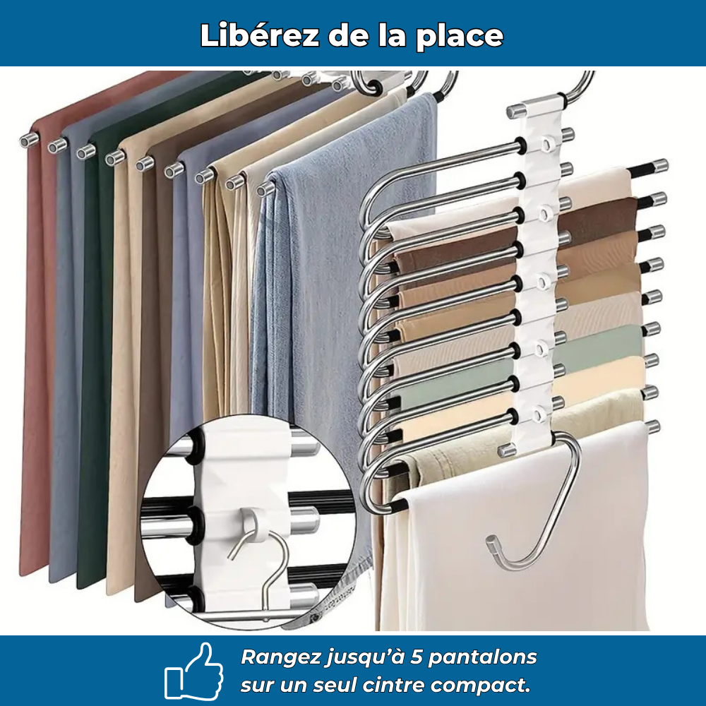 EasyFlex – Cintre gain de place 5 couches