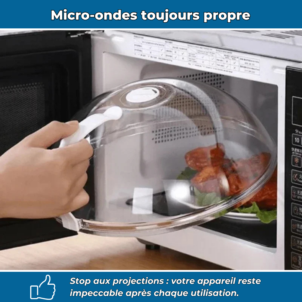 Cloche anti-éclaboussures pour micro-ondes