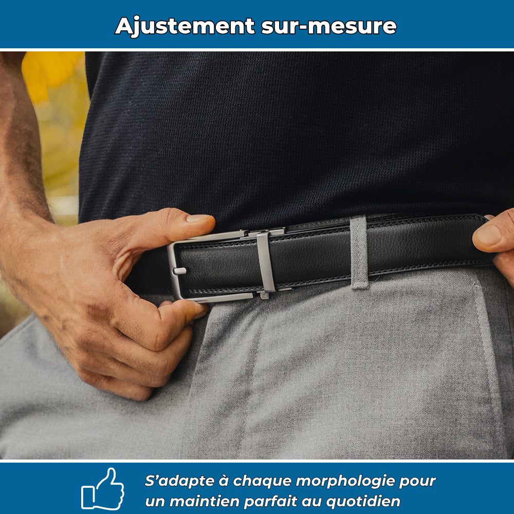 Ceinture réglable sans trous pour homme
