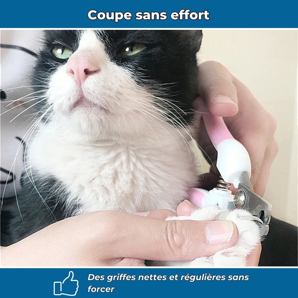 Coupe-griffes ergonomique pour chiens et chats