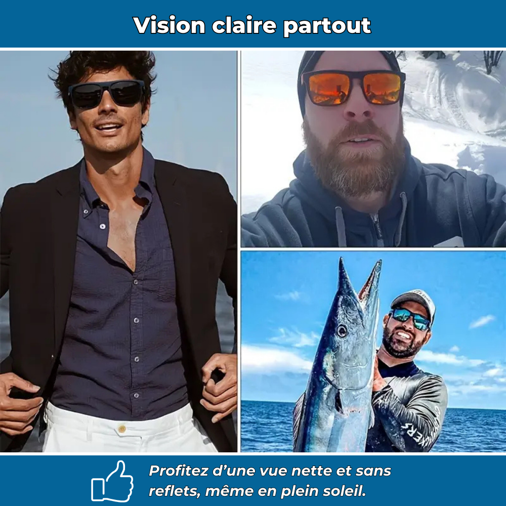 Lot de 3 lunettes polarisées