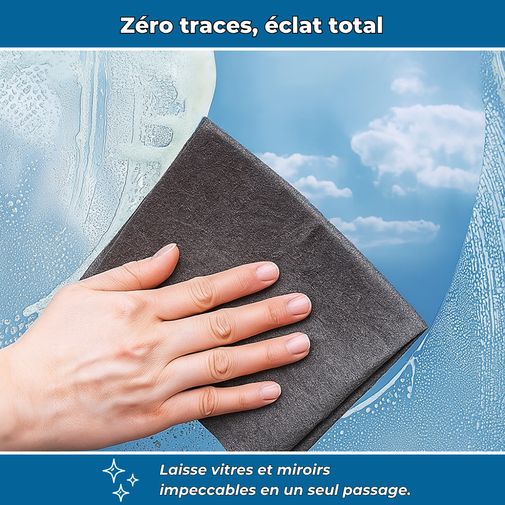 MagicClean - Chiffon nanofibre ultra-absorbant anti-calcaire