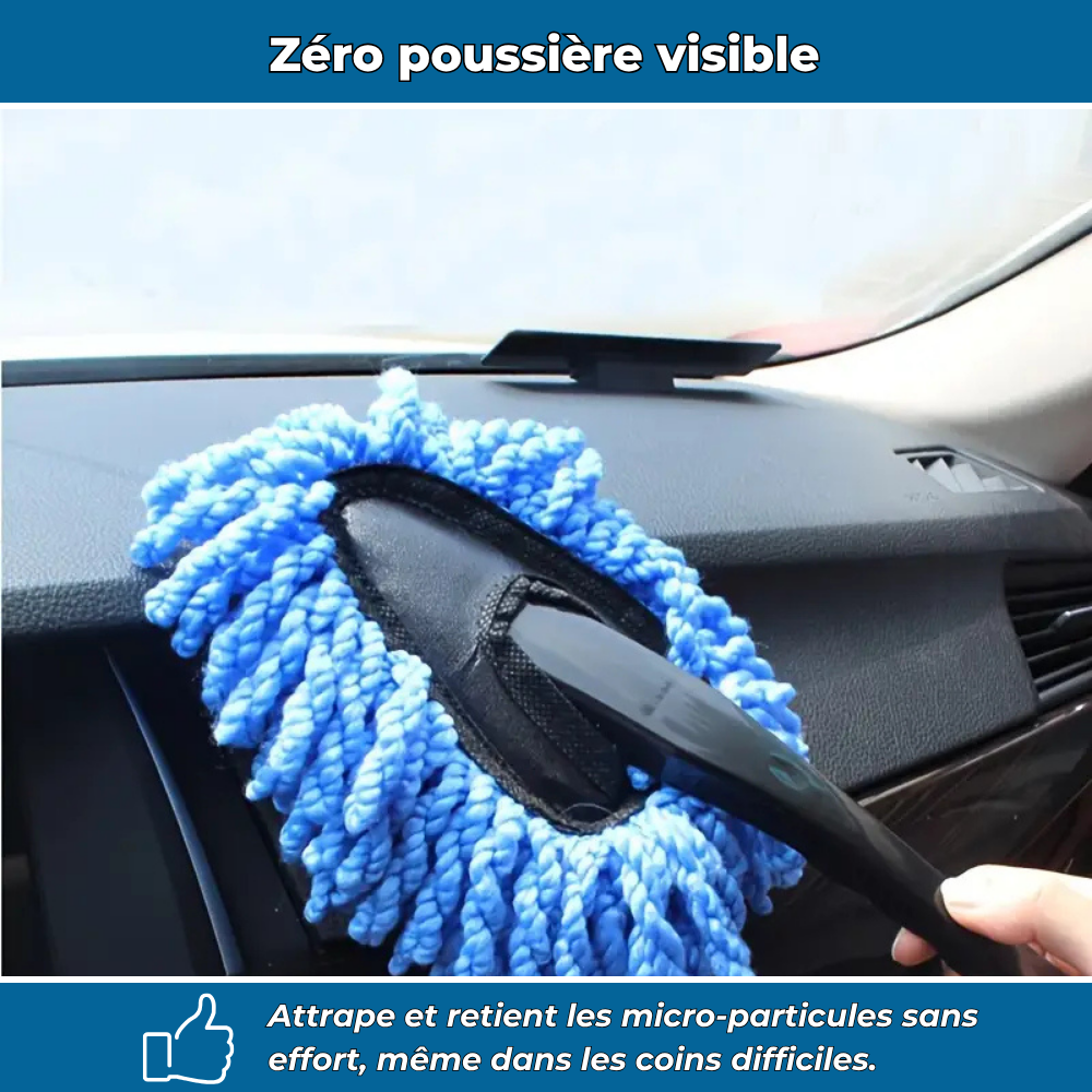 Brosse douce anti-poussière pour voiture