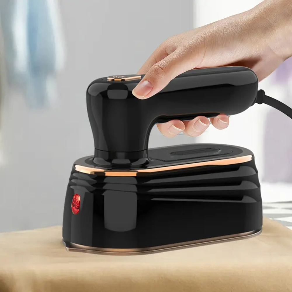 Défroisseur vapeur portable 1200W compact 2-en-1 voyage & maison