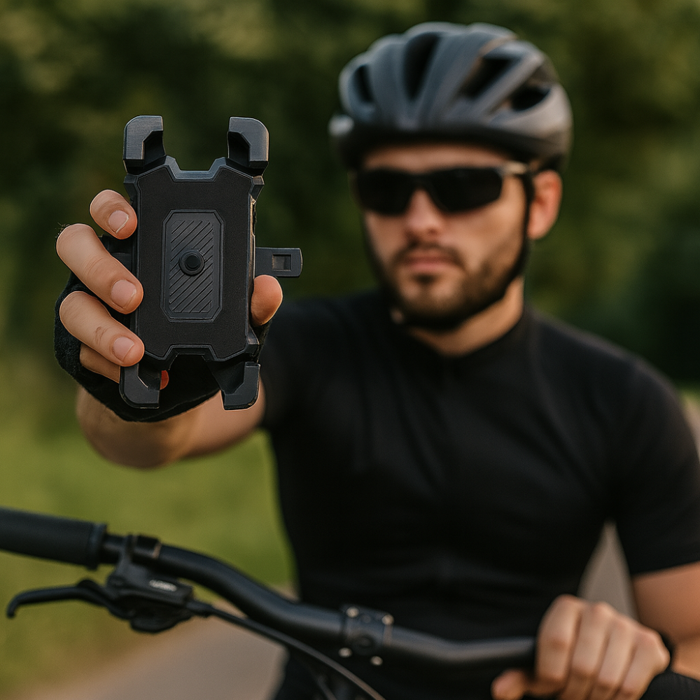 Support téléphone vélo antichoc – Porte-GPS sécurisé pour guidon de vélo électrique