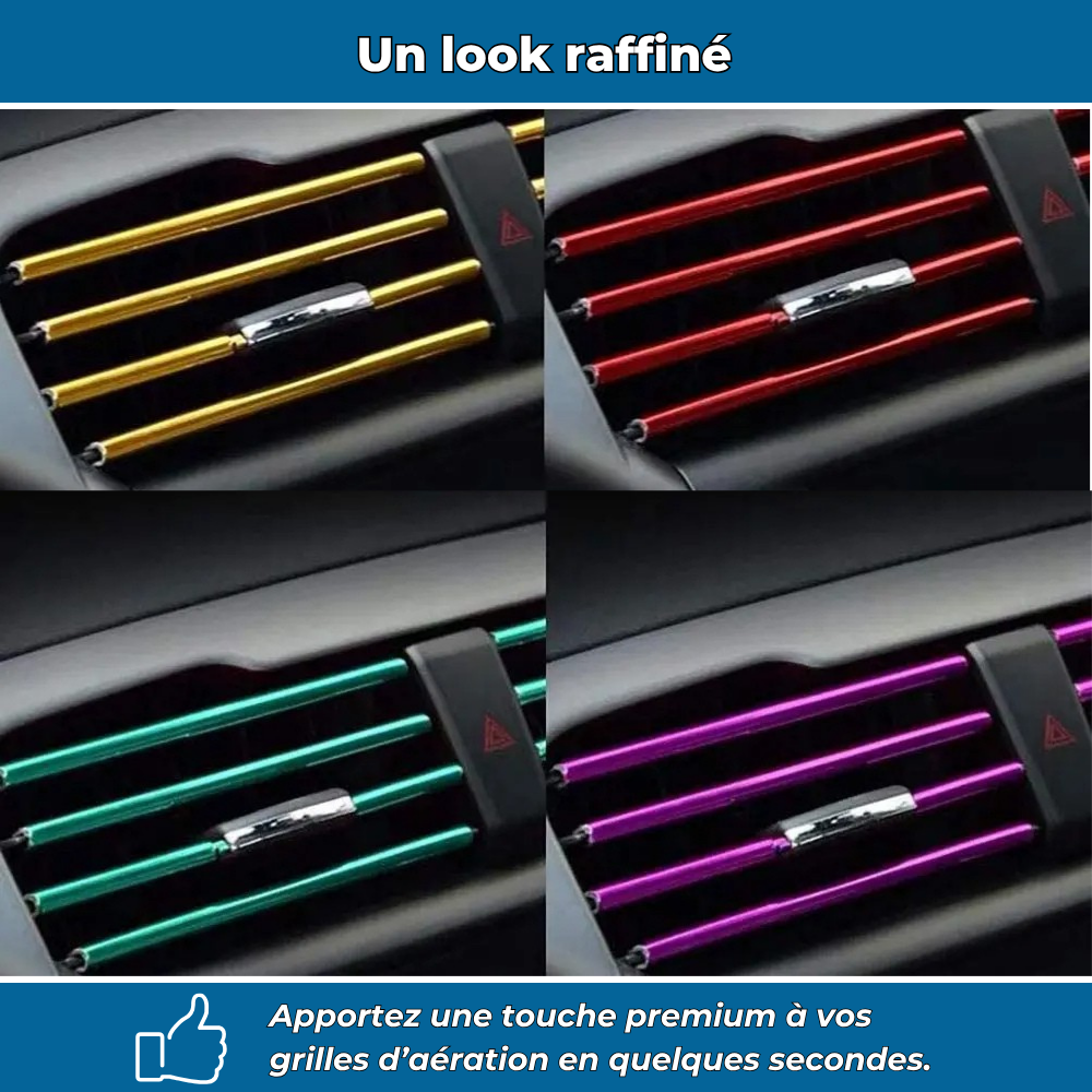 Bandes décoratives pour grilles d’aération