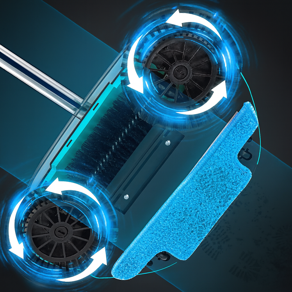 Balai multifonction 3 en 1 – Sans fil Ramasse-poussière Serpillière