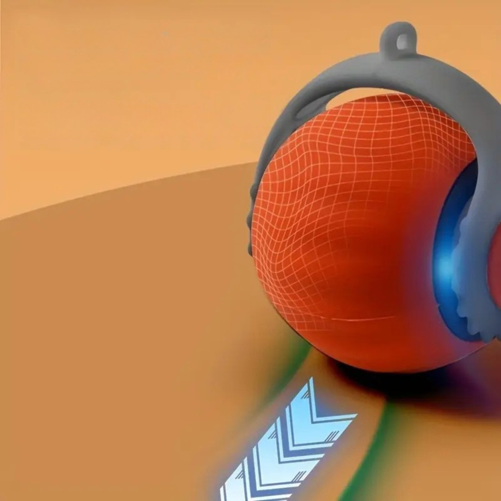 Balle interactive électrique rechargeable pour chat avec plumes et roulement automatique