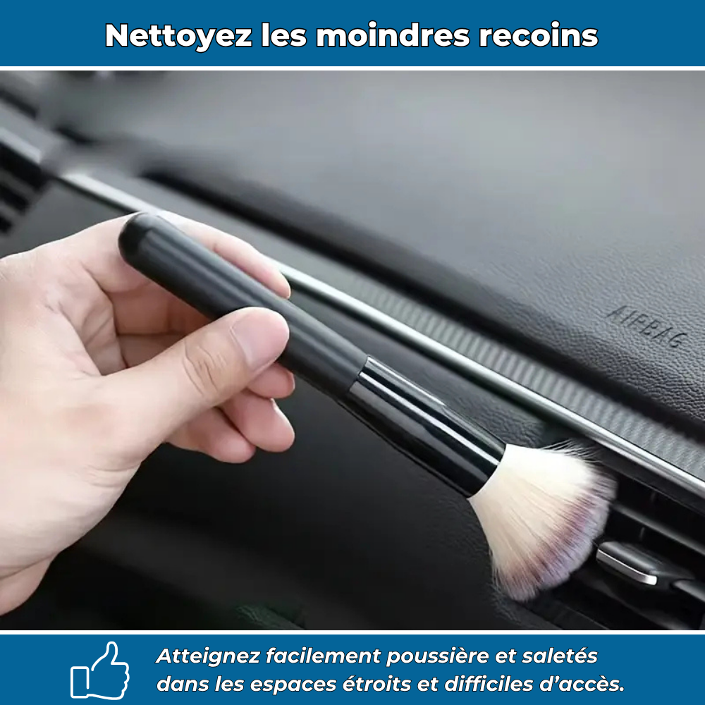 Dust PRO – Kit de 2 brosses anti-poussière pour voiture