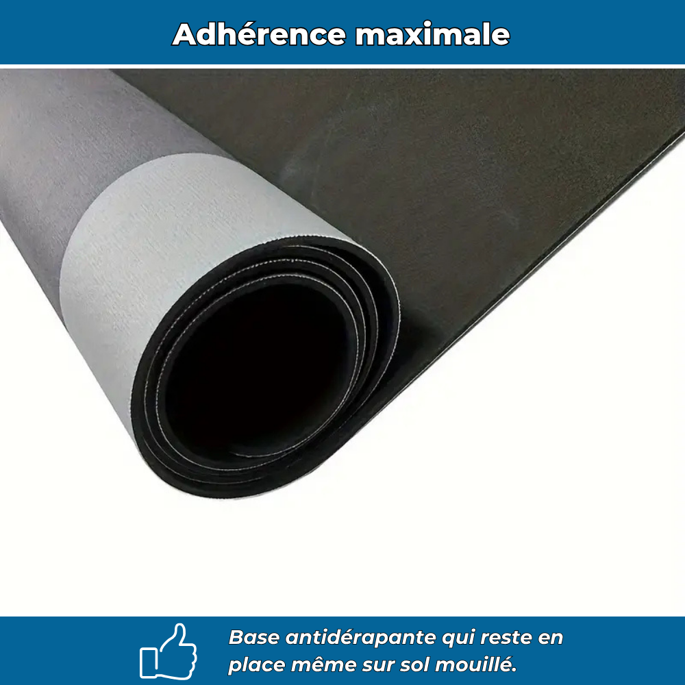 Tapis lavable antidérapant pour sol sec et propre