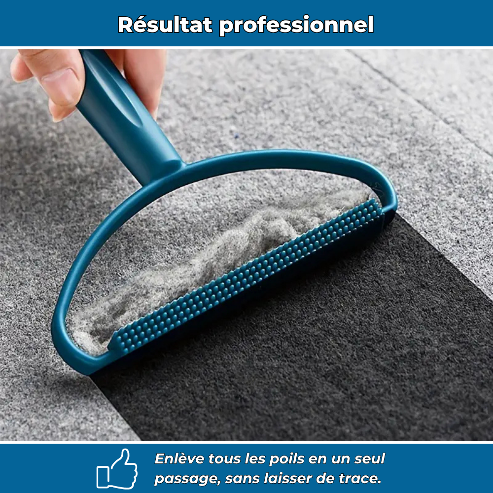 Brosse anti-poils pour canapés et tapis