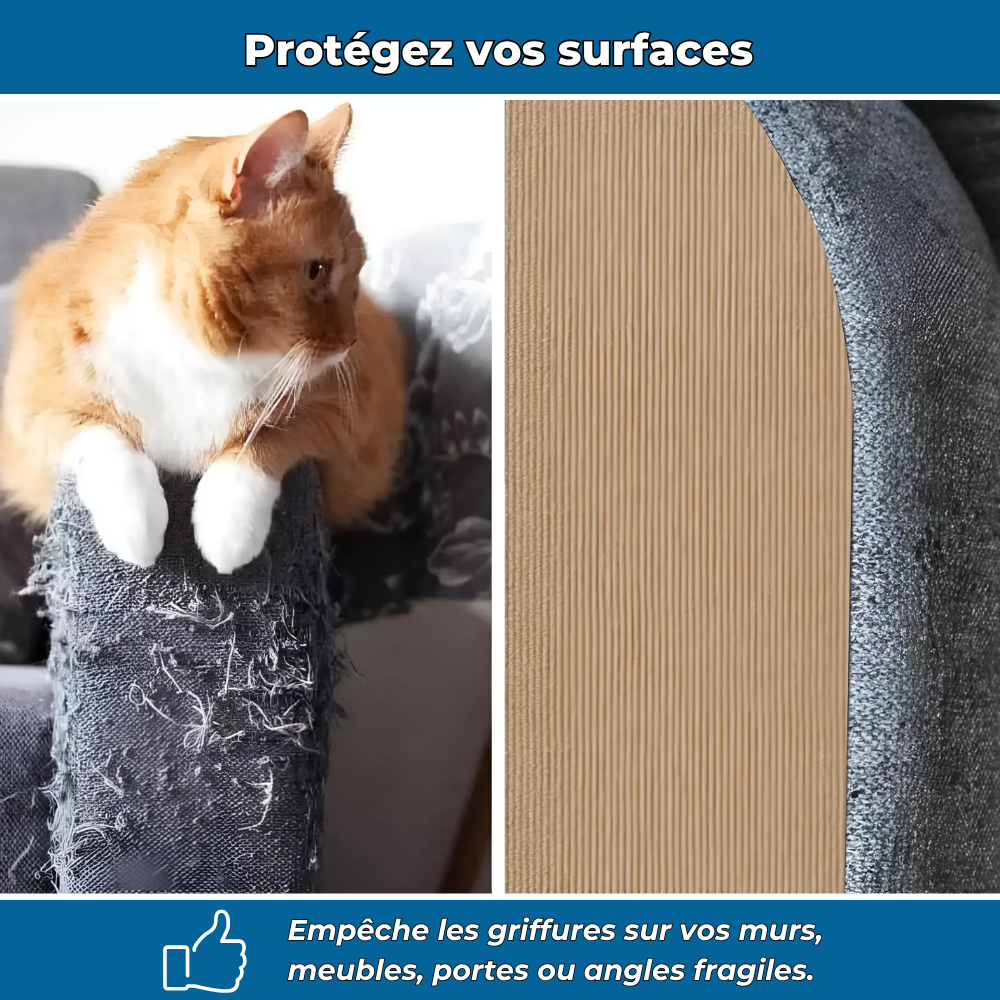 Tapis à gratter auto-adhésif pour protéger murs et meubles