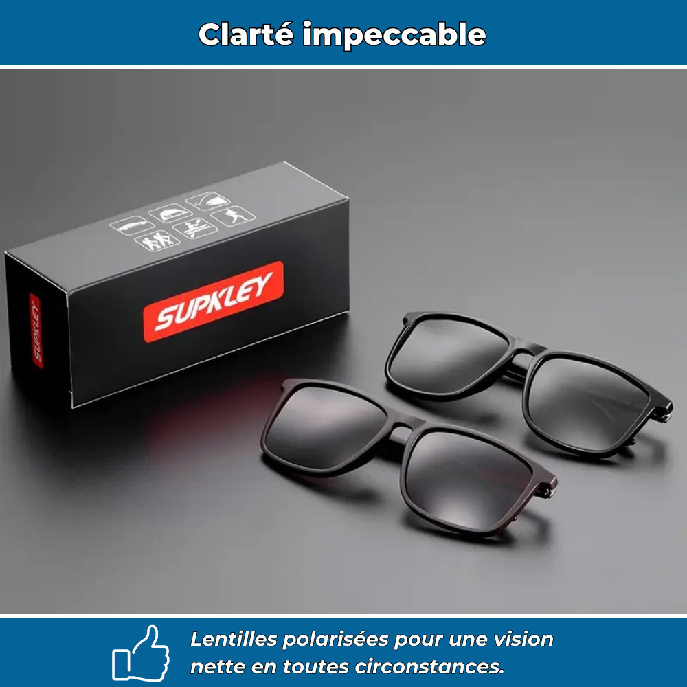 Lunettes de soleil polarisées légères pour homme