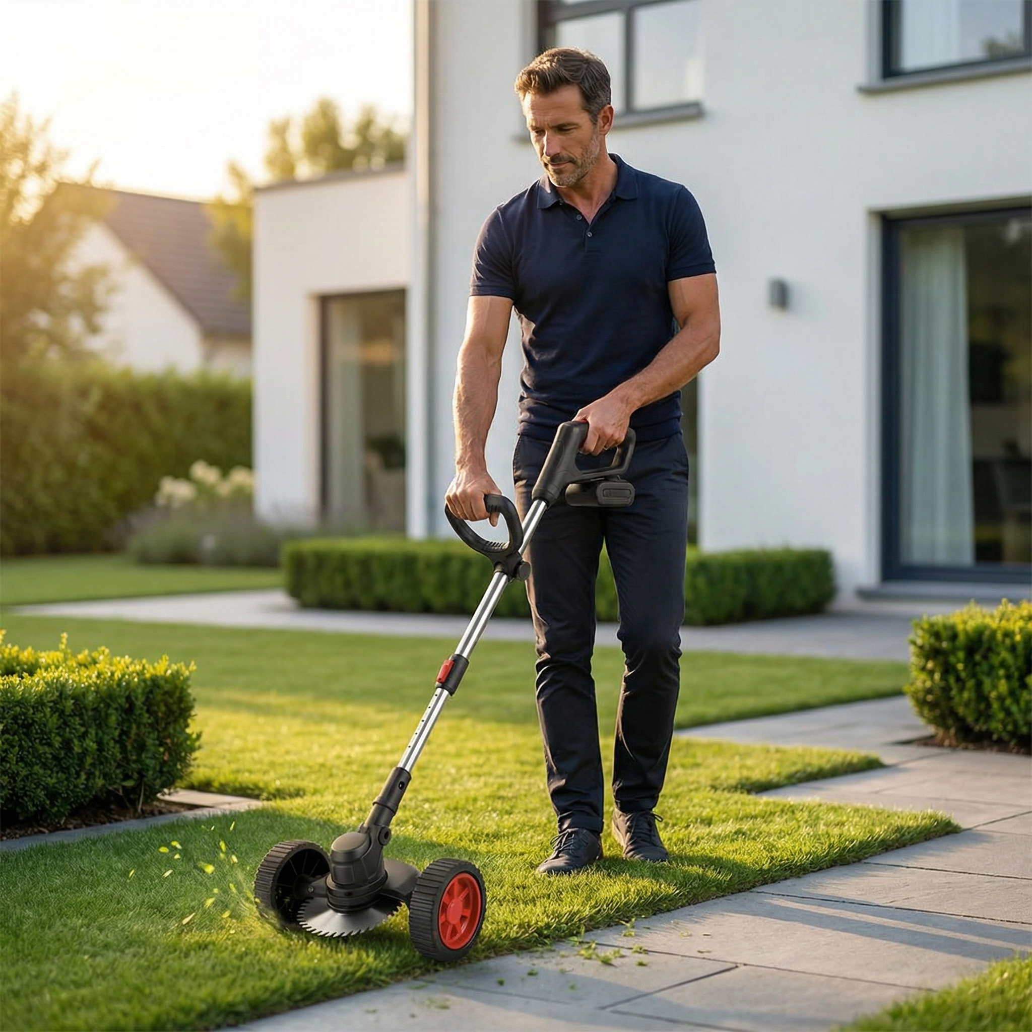 D50 PRO | Débroussailleuse Sans Fil Haute Puissance | Coupe d'Herbe et Branches Épaisses