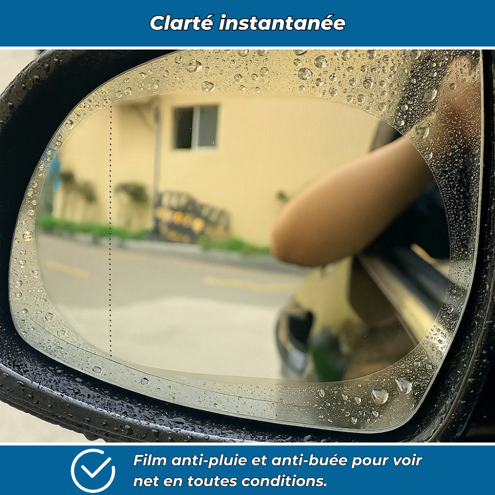 Film protecteur anti-pluie pour rétroviseurs