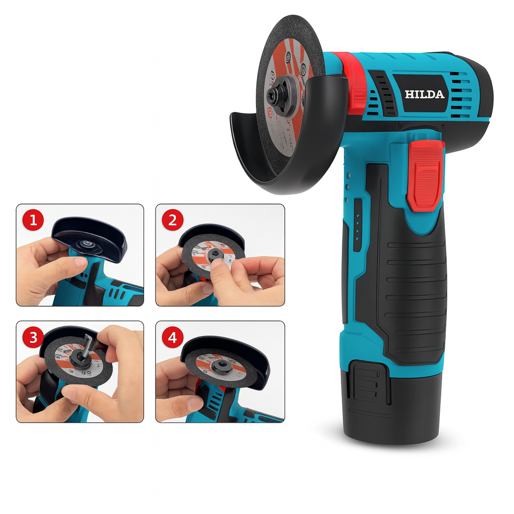 Meuleuse portable rechargeable 12V – Mini outil multifonction Polissage Meulage